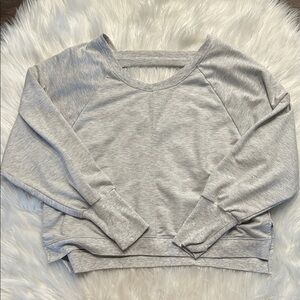 Gray Long Sleeve Sweatshirt